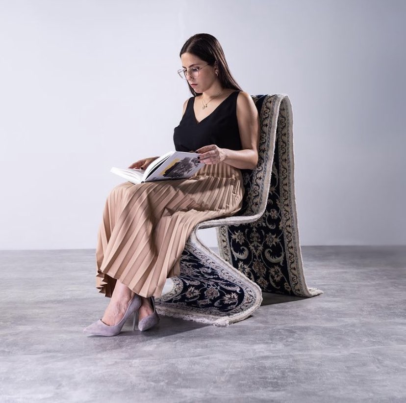 Social_couture_'s tweet photo. Innovative: A Carpet Chair - would you buy this?📍 https://t.co/jmA1wy1gRj