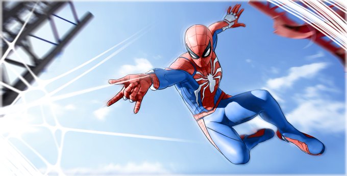スパイダーマンのtwitterイラスト検索結果