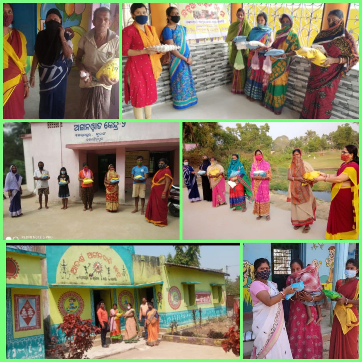 WCDOdisha's tweet photo. Different categories of beneficiaries, adolescent girls, pregnant &amp; nursing women and children received their entitlements under SNP at the AWCs on 1st March 21.

Distribution of THR and HCM on #FixedDay has made the system transparent and enabled better monitoring.
#OdishaCares https://t.co/KiNXUZEOhq