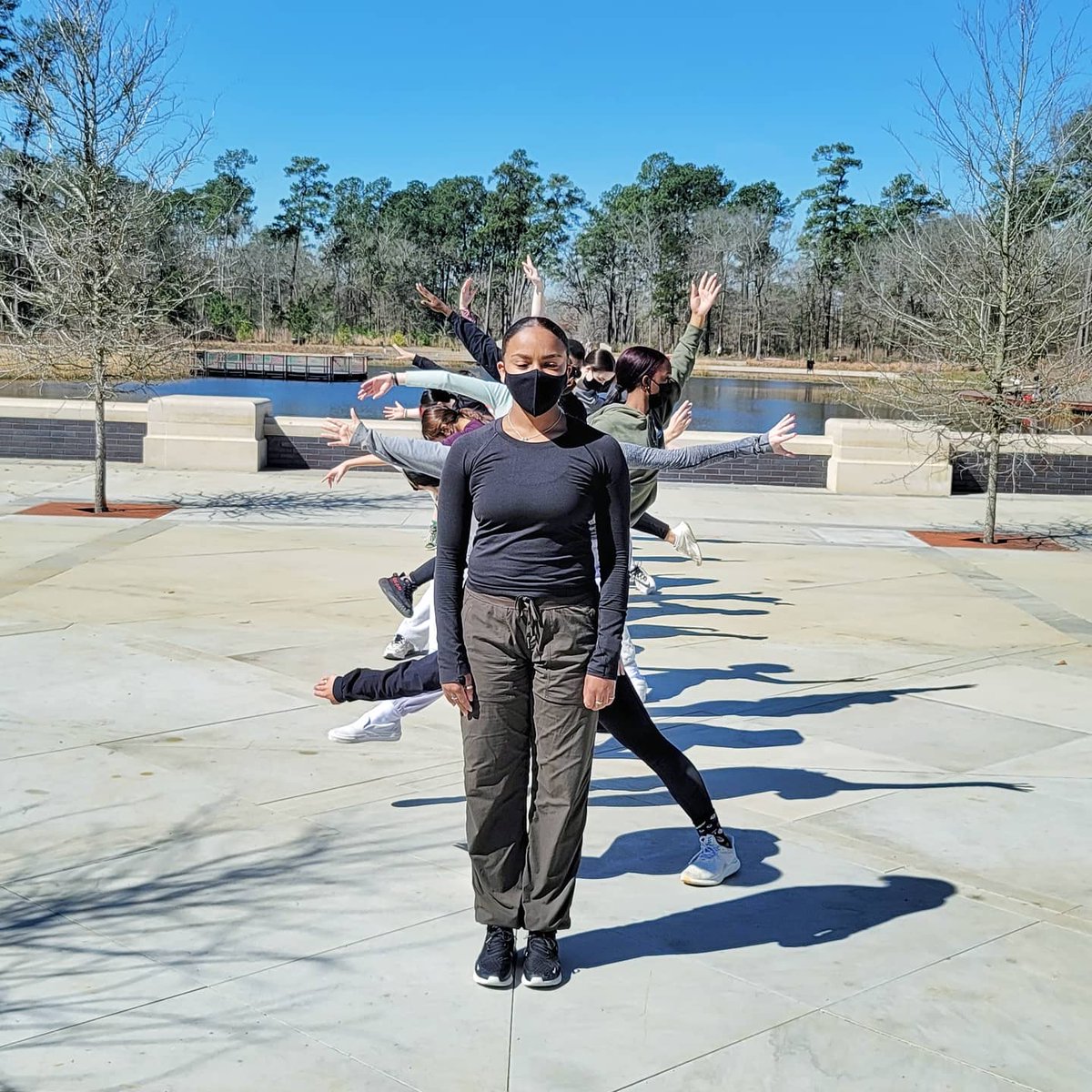 HSPVA's tweet photo. It's always a great day when HSPVA Dance gets to spend time at Memorial Park rehearsing for their spring dance concert, Park Project, coming up in late March, at Memorial Park! Stay tuned for details!  #HSPVA #memorialpark https://t.co/1pCIGLQWY1