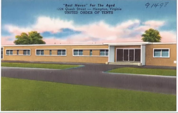 Here is a rendering of their “Rest Haven for The Aged” located in Hampton, VA. 