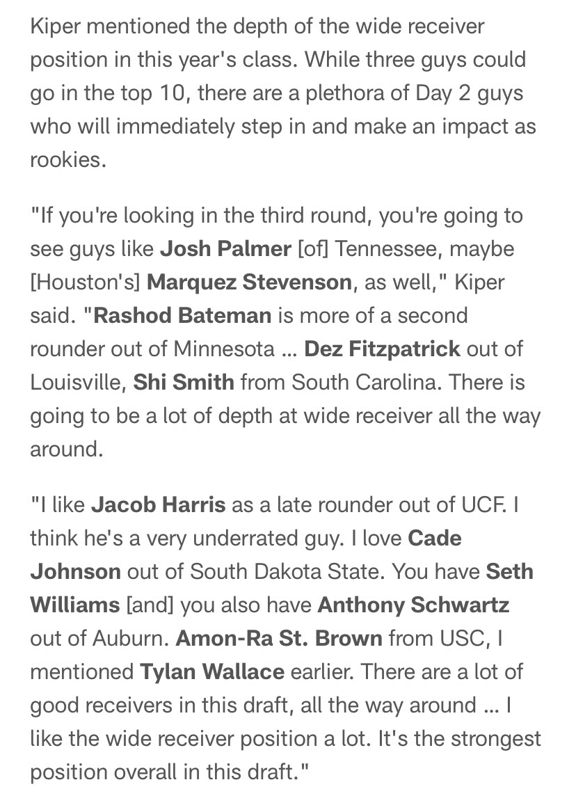 MRittCGS's tweet image. @MelKiperESPN highlighting 2021 @CGSAllStar participant @HarrisJacob_16