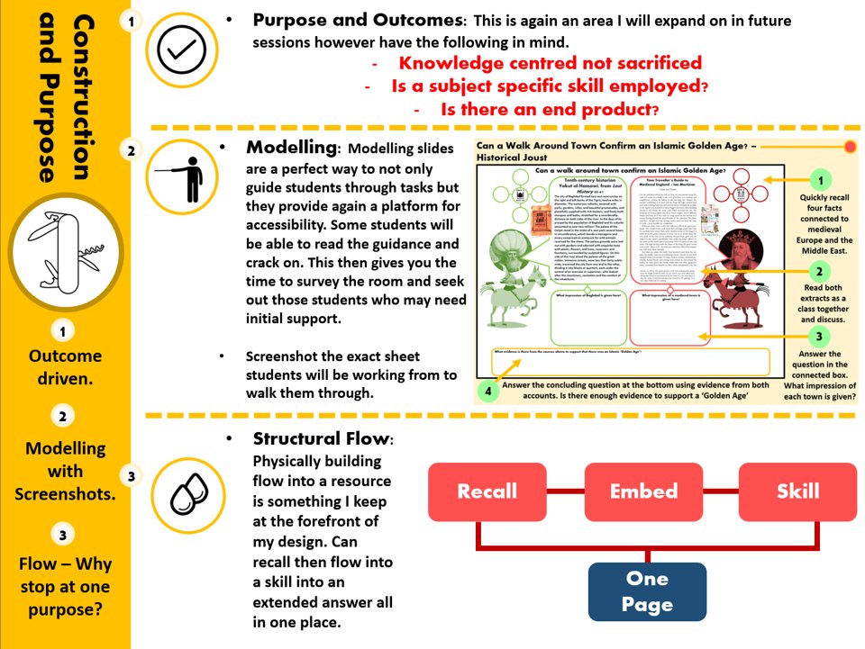 mrfitzhist's tweet image. In no way is this perfect! However, please find the link to Session 1: The Groundwork of my &apos;Making it...&apos;CPD series. 30 minutes of PowerPoint tips/tricks and an insight into my motivations/concepts for design and learning formats. #historyteacher #CPD 

loom.com/share/3f802b95…