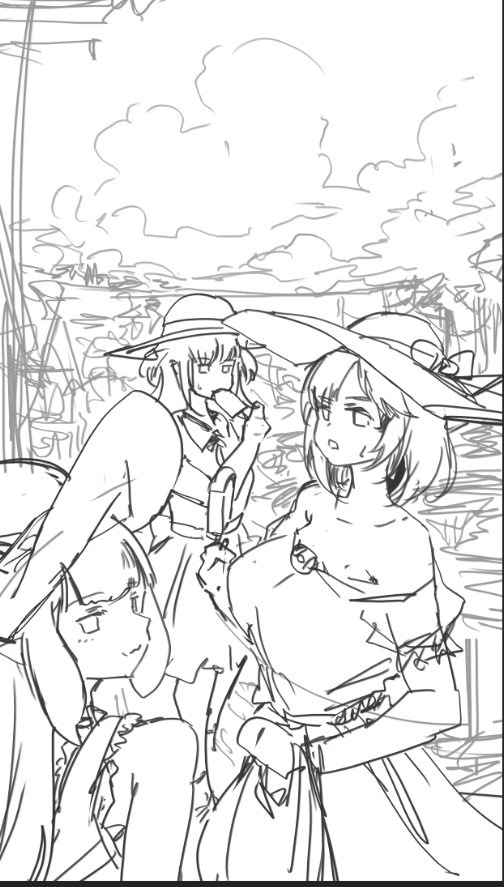 the gals in summer wip 
