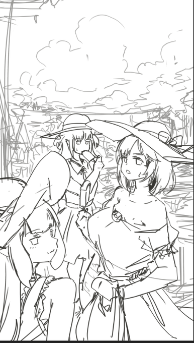 the gals in summer wip 