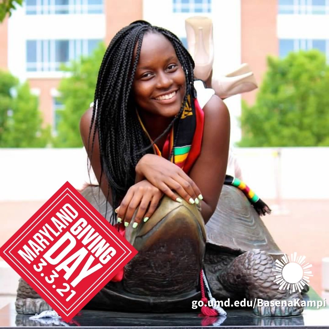 UM_Scholars's tweet photo. .@plscholars alum Rebecca Basena Kampi represented the best of Scholars: a young woman who wanted to serve her community and promote social change. On #GivingDayUMD today, you can honor her memory by donating to the scholarship that bears her name: https://t.co/jElnKxfntk https://t.co/VIDXvplRiU