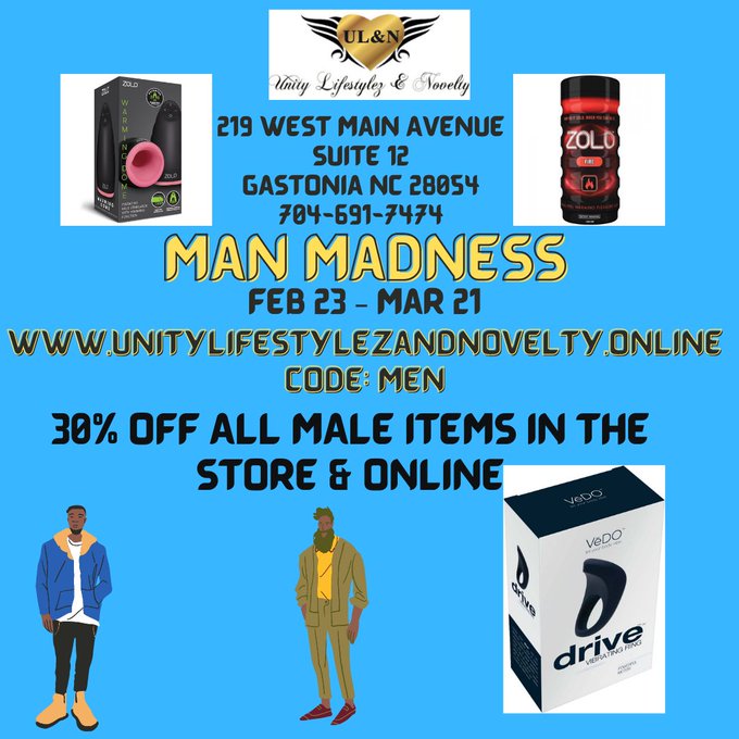 Come on guys...check us out we got something for you too. https://t.co/IufsZqW10k #blackownedbusiness<a href="/tag/sale"class="tags"><span>#sale</span></a><a href="/tag/blackownedbusiness"class="tags"><span>#blackownedbusiness</span></a><a href="/tag/adultstores"class="tags"><span>#adultstores</span></a><a href="/tag/lubes"class="tags"><span>#lubes</span></a>
