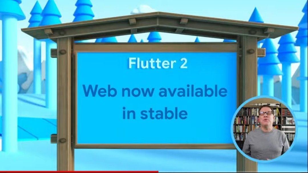 bryanmuloni's tweet photo. Announcing Flutter Web now stable with the release of Flutter 2.
#FlutterEngage #30DaysOfFlutter https://t.co/PLuA40KNM3