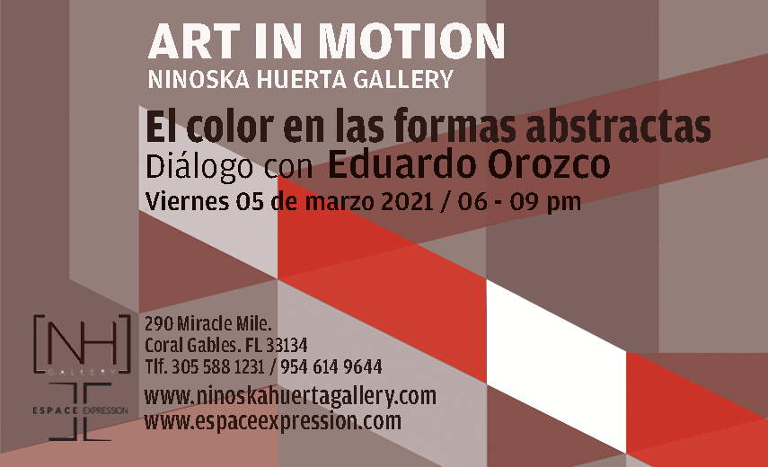 Este viernes 05 de marzo vamos a conversar sobre la abstracción y el color en el arte contemporáneo.