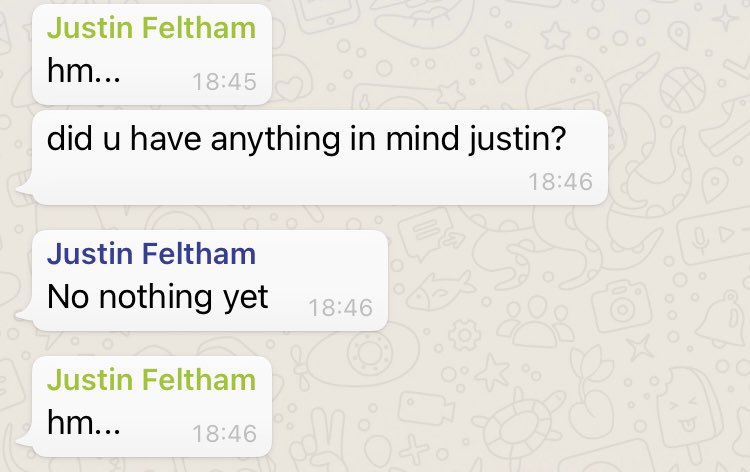 FelthamThe's tweet photo. We have my brother’s work phone and his normal phone in our family group chat https://t.co/pPqaVPQ49f