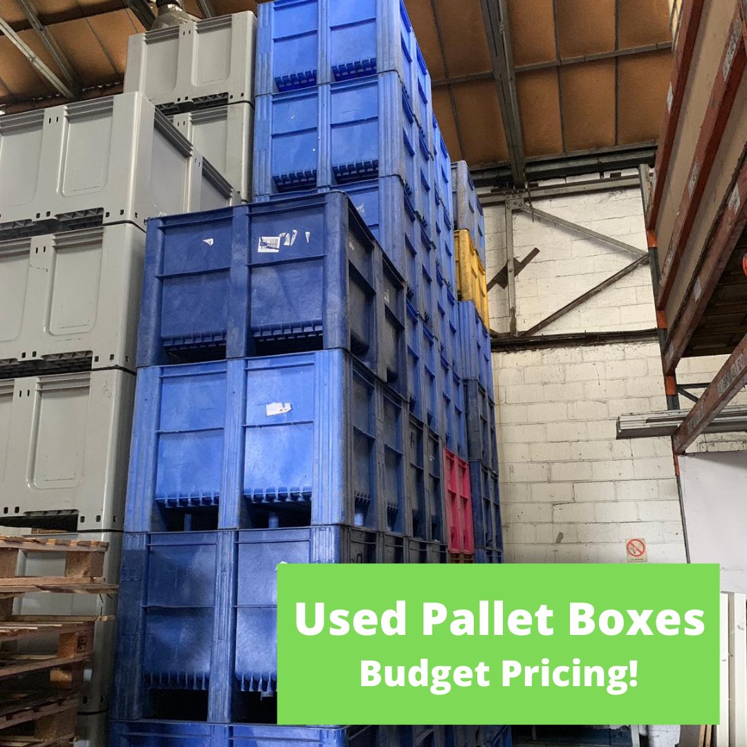 • Extremely Secure For Items Inside  
• New Lids Available  

#palletbox #boxes #palletboxes #boxed #transportation #foodstorage #safteyfirst #tuesdaythoughts #tuesday #work #equipment #heavylifting #success #storageequipment #discountedprices #recotrading #handling #handling