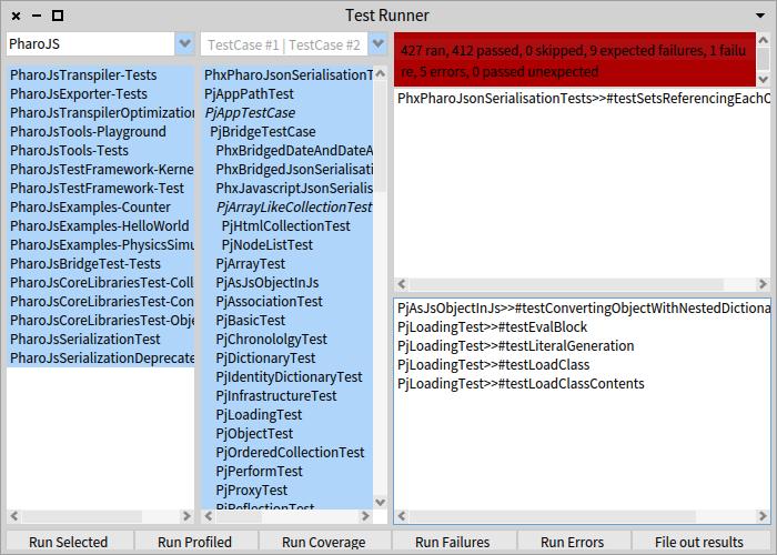 Noury Bouraqadi (@nourybouraqadi) on Twitter photo Code in Pharo 9 and run on Javascript is getting really close! Only 6 tests to fix among the 427 of the PharoJS test suite 😀 <a href="/pharoproject/">The Pharo Project</a> <a href="/pharojs/">PharoJS Project</a> #javascript #agile_testing Code in Pharo 9 and run on Javascript is getting really close! Only 6 tests to fix among the 427 of the PharoJS test suite 😀 <a href="/pharoproject/">The Pharo Project</a> <a href="/pharojs/">PharoJS Project</a> #javascript #agile_testing