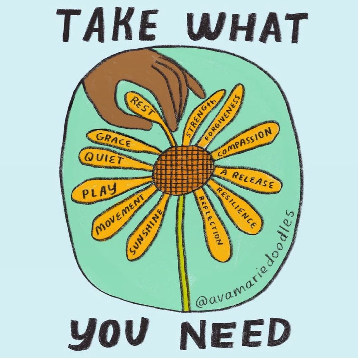 UWGCounseling's tweet photo. What do you need today?
.
.
#midweekcheckin #selfcare #yourneedsmatter #mentalhealthmatters #uwg #uwg21 #uwg22 #uwg23 #uwg24 #uwg25
.
image: @AvaMarieDoodles https://t.co/5YbIicfQod