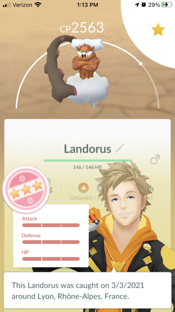 4U2NVPoGO's tweet photo. Um so #Lyon #RaidHour was lit again today. Thank you so much to the best hostess @DEspalungueRap1 π€π―π―πͺπ»ππ» #DoubleHundo #Genie #Landorus #PokemonGO #PowerHour https://t.co/SQBLV5jazI