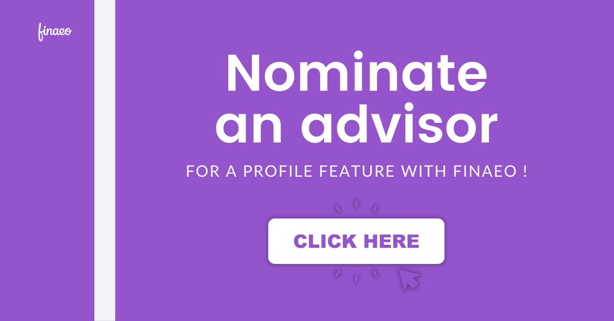 Finaeo (@finaeohq) on Twitter photo In our “Advisor Spotlight” series, we highlight the personal stories of advisors, and learn more about how they navigate the insurance industry to create unmatched experiences for their clients. Nominate an advisor for an interview today! forms.gle/Kam3KrKiv6LCud… In our “Advisor Spotlight” series, we highlight the personal stories of advisors, and learn more about how they navigate the insurance industry to create unmatched experiences for their clients. Nominate an advisor for an interview today! forms.gle/Kam3KrKiv6LCud…