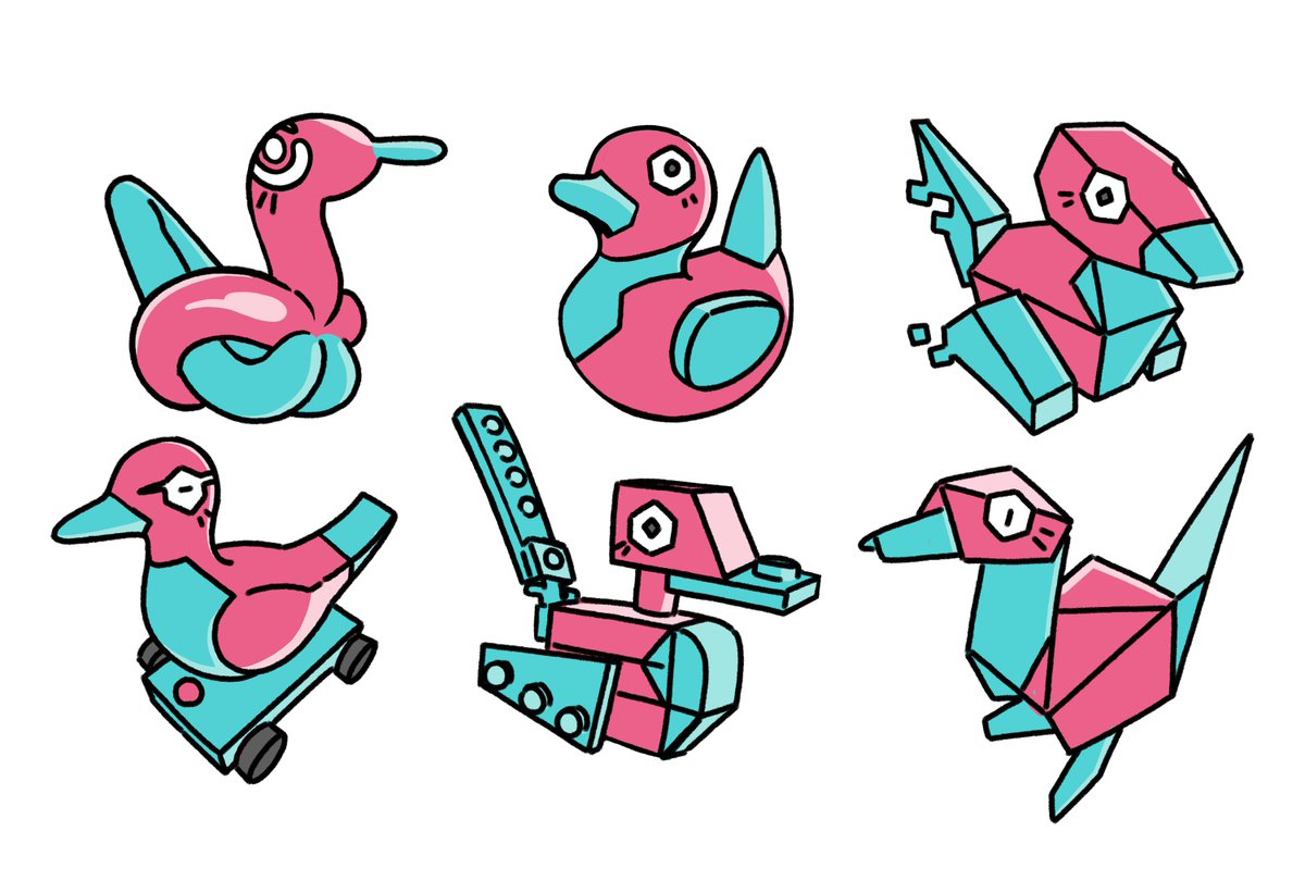 New downloadable skins for your Porygon. 