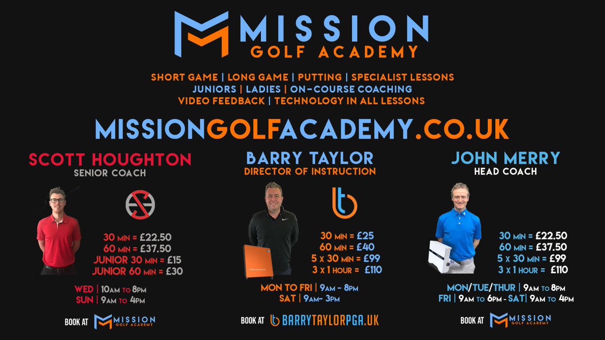 Book your lessons online <a href="/ClarkesGolf/">Clarkes Golf Centre</a> 👇🏻👇🏻👇🏻👇🏻👇🏻👇🏻👇🏻👇🏻👇🏻👇🏻👇🏻👇🏻👇🏻
missiongolfacademy.co.uk/#