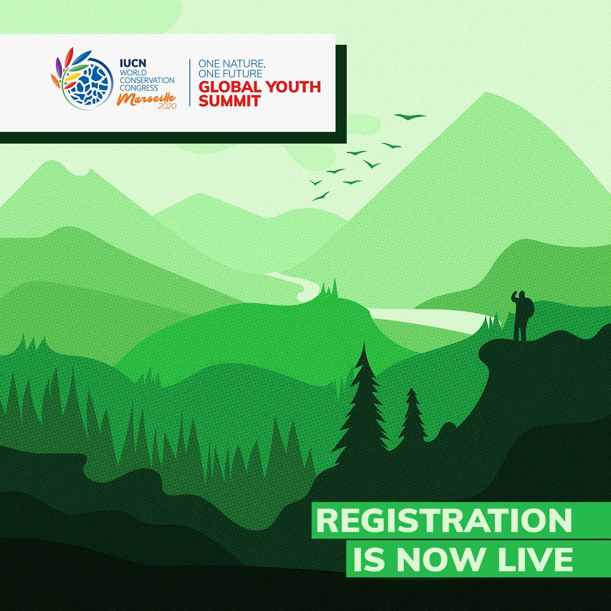 UNYouthAffairs's tweet photo. Are you a youth leader in conservation &amp; nature? 🌍

Then don't hesitate to join me at the first-ever, fully virtual @IUCN Global Youth Summit to add momentum to growing youth movements for nature &amp; climate 🙌

🗓️ 5-16 April
🔗 https://t.co/lb8evwvH9L

#IUCNcongress #NatureForAll https://t.co/Q4qyJLXNmN