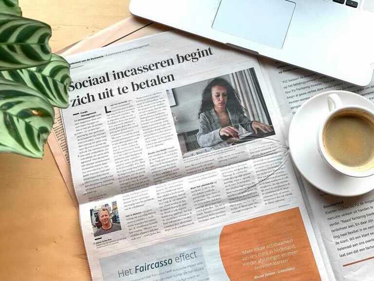 Je spot ons vandaag in <a href="/FD_Nieuws/">FD Nieuws</a>! Een mooi artikel over hoe sociaal incasseren begint te renderen en hoe we mensen uit de schulden helpen. faircasso.nl/sociaal-incass…