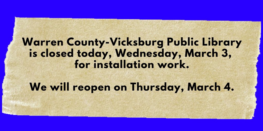 WCVPL (@wcvplibrary) on Twitter photo 