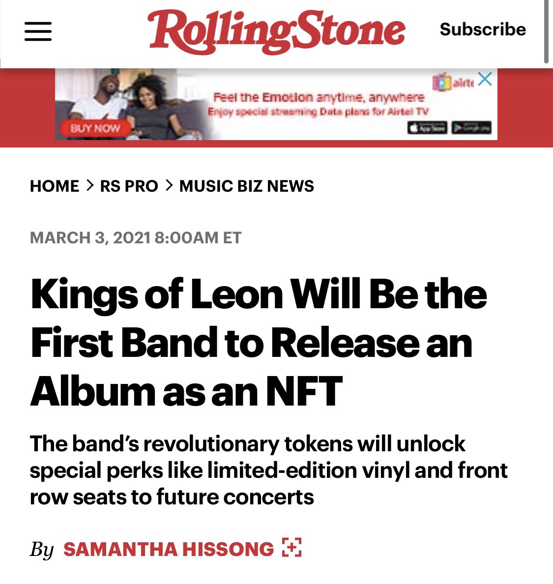 Music Biz Headlines, March 8, 2021