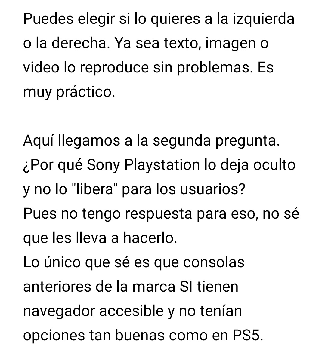JesulyBackuly's tweet photo. Algo q no entiendo de #PS5 #PlayStation5 ,tema Navegador de internet.
A ver si desde @PlayStationES @PSPlusES nos pueden dar respuesta o pueden pedir que se implemente de forma oficial, creo que los usuarios lo agradecerán, es algo que suma 😉
👇 https://t.co/ujIt5wntvi