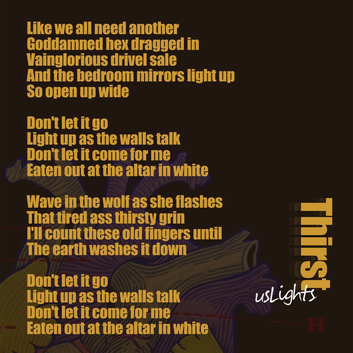 Burn your Idols.

Listen to the reimagined 'Thirst' on Spotify, and everywhere you stream + buy music.

Spotify Link: sptfy.com/5zfa

#newmusic #bostonmusic #Trending #explore #news #photooftheday #dogs #DrSeuss #wednesdaythought #CatsOfTwitter #NewSong