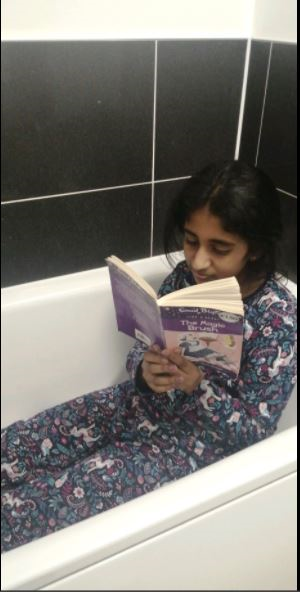 SouthwoldSchool's tweet photo. We've already had some great entries for the #ExtremeReader challenge - can you find a weird and wacky place to read your favourite book?! ππ#WorldBookDay2021 #ReadingCulture https://t.co/0WujlQ8yGa