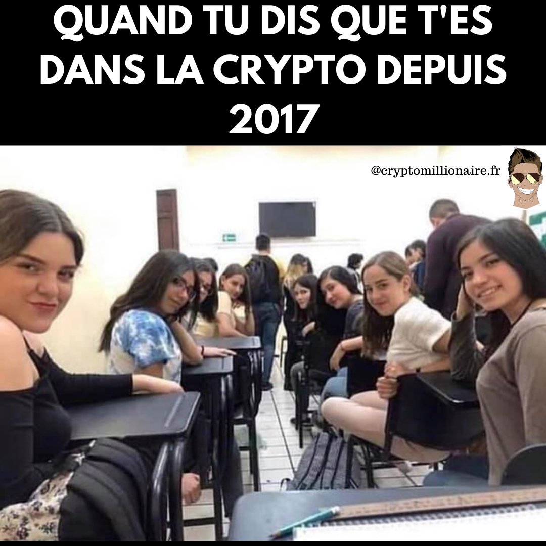 Cryptomillionfr's tweet photo. @CryptoMatrix2 Je veux ce MEME créer spéacialement pour être en fin d'une de tes quotidiennes 😂 https://t.co/RHf880Ji6E