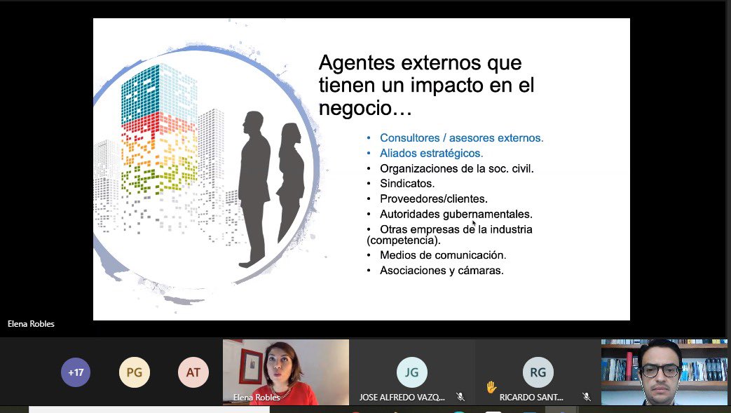 luis_e_pereda's tweet photo. Hoy en el @ITAM_mx tuvimos una extraordinaria conversación virtual con @aleidarobles (Directora Jurídica @estafeta y vicepresidenta @ANADEcolegio ).

Nos platicó de sanas prácticas de derecho corporativo, toma de decisiones desde la empresa y equidad de género. https://t.co/oVCk1W1GJe
