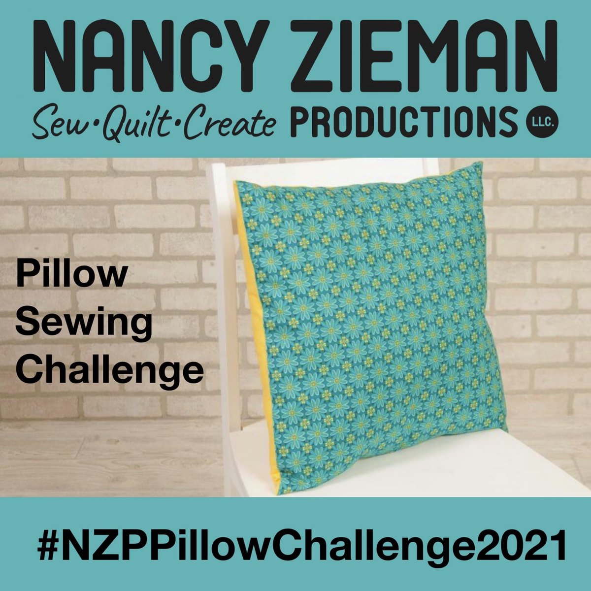 TeamNancyZieman's tweet photo. Announcing The Nancy Zieman Productions 2021 Pillow Sewing Challenge! Sew a Pillow &amp; showcase your sewing talents. Find challenge details &amp; prize list @ the NZP Blog https://t.co/A9iEQ86Ep1

#CloverUSA #RileyBlakeDesigns #JuneTailorInc #CTpublishing #NZPPillowChallenge2021 https://t.co/cuaItdsdMl