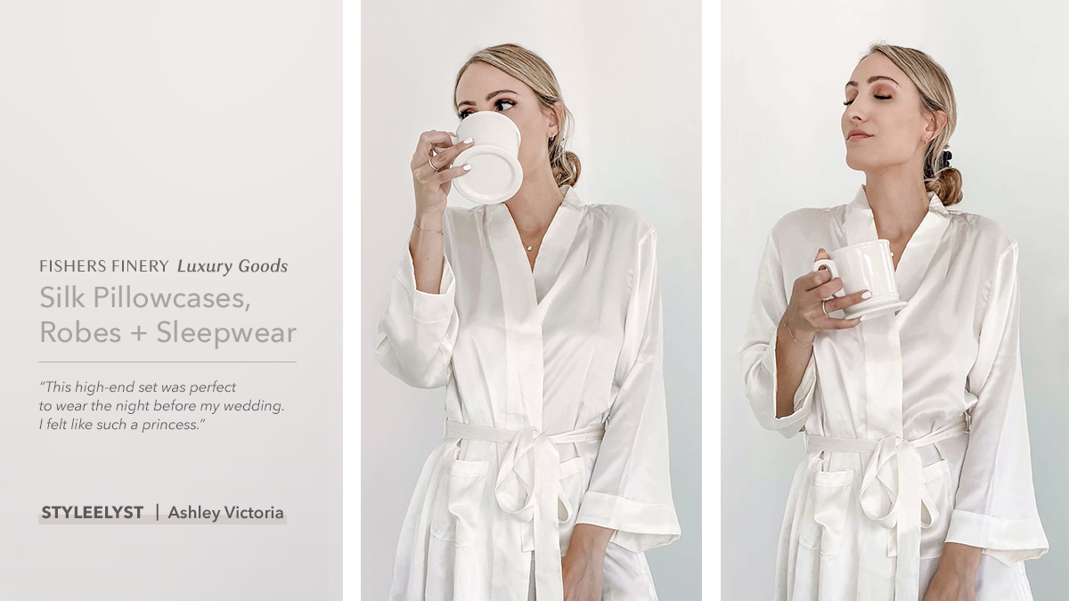 fishersfinery's tweet photo. @styleelyst knew our luxury silk products would be an amazing gift to her bridesmaids &amp; something for herself too!

Wedding Day: Matching Silk Robes for you &amp; your bridesmaid to get ready in!

Gift for them &amp; you: Silk Pillowcases

Check out her blog: https://t.co/cMgVUr55Jo https://t.co/jW8XOJFjis