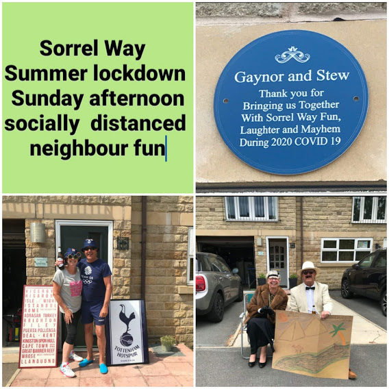 Another submission for the Baildon Community Arts Project - what we have done to stay happy and healthy during lock down.