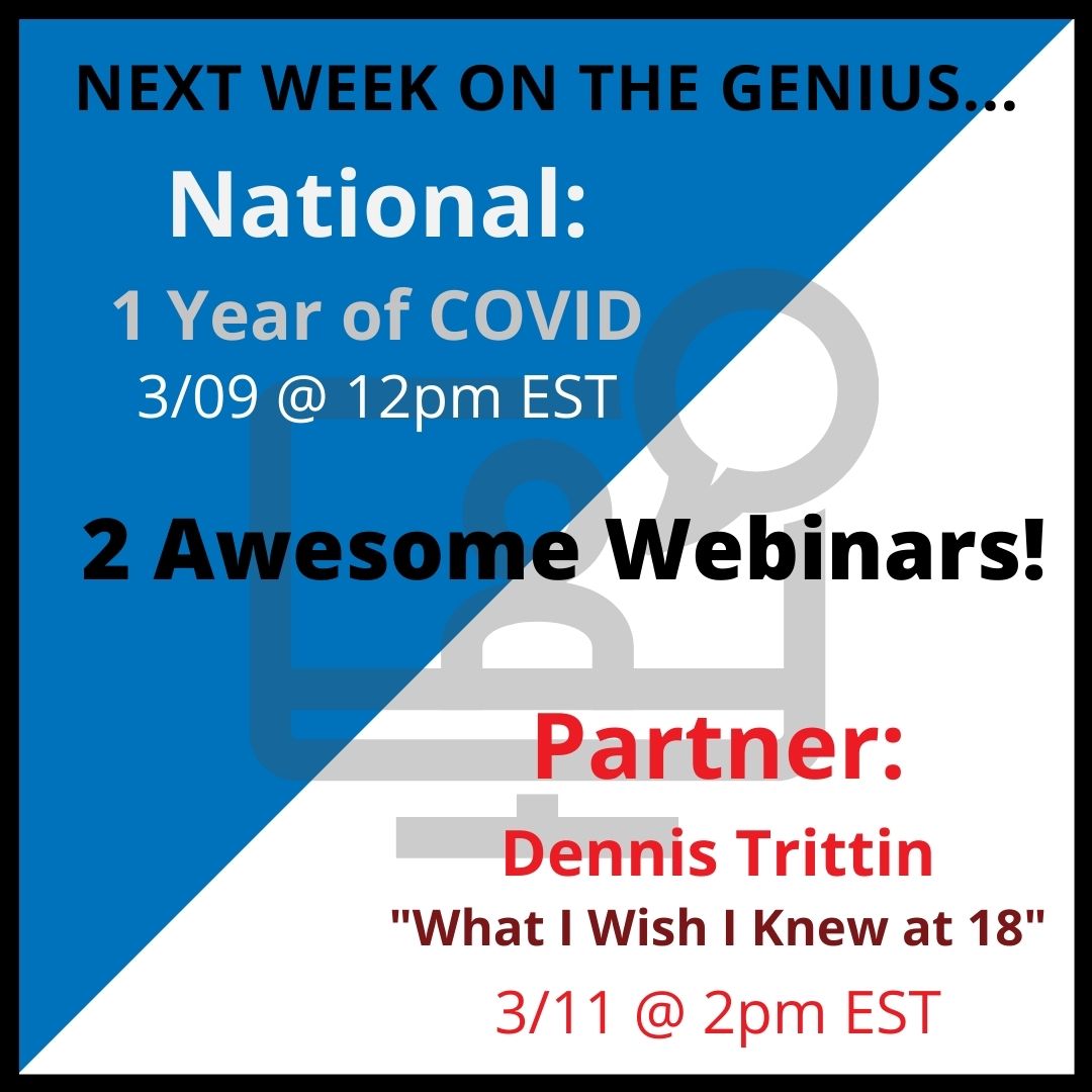 GeniusJag's tweet photo. 2 Awesome Webinars headed your way next week! #ChecktheGenius to register! https://t.co/0kfM4rYHfb