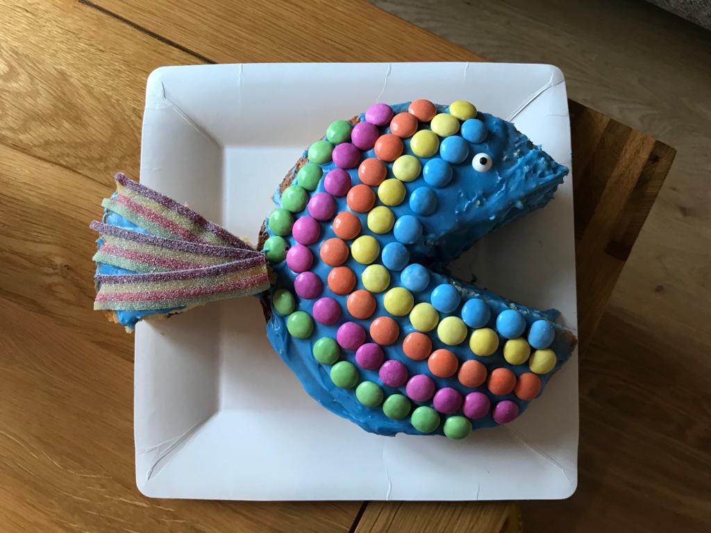 Amelia will be tasting a rainbow with her 'Rainbow fish' entry to our 'Book Bake Off' competition for 
<a href="/WorldBookDayUK/">World Book Day UK 📚</a> . Looks delicious Amelia 😋🐟🐠