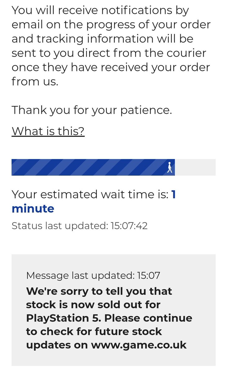 RobArch76357632's tweet photo. @ps5ukalerts 5 hours wasted!!!!!!!!!! https://t.co/EXpiTpeeAz