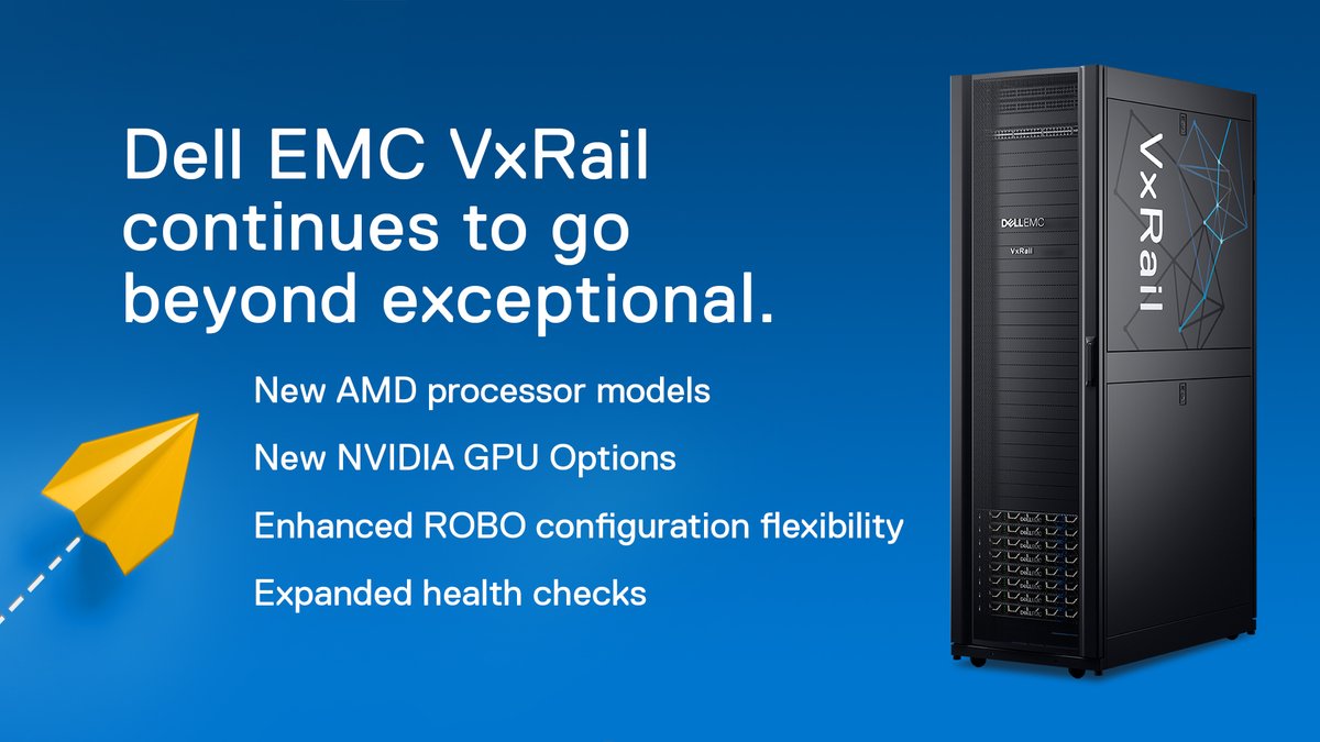 #ICYMI, <a href="/DellEMC_CI/">Dell EMC CI</a>'s #VxRail introduced new updates that continue #DellTech's commitment to bring the platform beyond exceptional! Check out the blog to learn about the latest updates!  bit.ly/3dODNT9 #Iwork4Dell