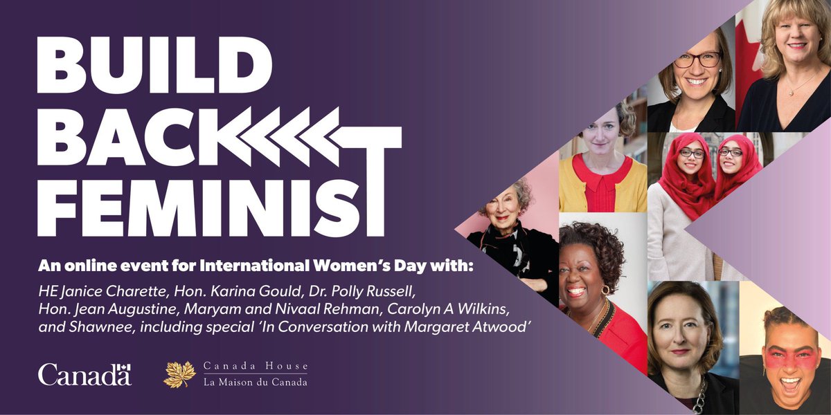 🇨🇦 High Commissioner @JaniceCharette outlines the myriad ways in which women & girls will be disproportionately affected by the #COVID19 pandemic. She invites participants to commit to #BuildBackFeminist & share their thoughts on how to rebuild a more equitable world post-COVID. https://t.co/ZTNGovyC7Y