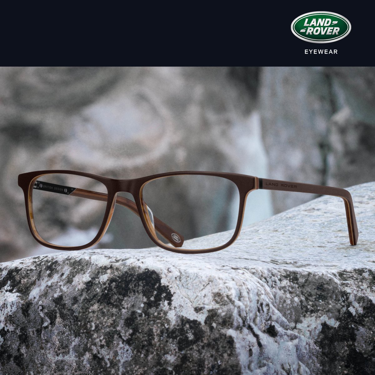 eyespaceeyewear's tweet photo. New model Land Rover Hubert has a duplex finish representing strength; the exterior boasts a modern matt finish, while the interior has a refined polished interior. https://t.co/RgkhvqA5Sb