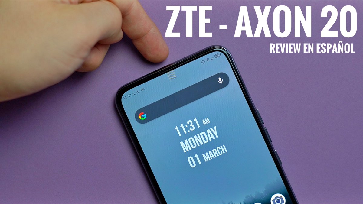 #BuenosDias 😇 la reseña de el ZTE #Axon20 ya está disponible.... Me dejó con ganas de más. youtu.be/kl0P7GYqFE0