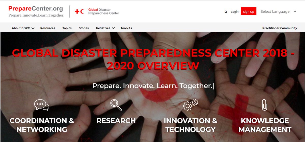 PrepareCenter's tweet photo. Ever wondered what the @RedCross @PrepareCenter  (GDPC) does? Check out the new interactive report of activities and achievements from 2018-2020. Translatable into more than 80 languages. #disasterriskreduction #disasterpreparedness #PreparednessMatters https://t.co/D6vnKw2UYw https://t.co/O6avmmOmfH