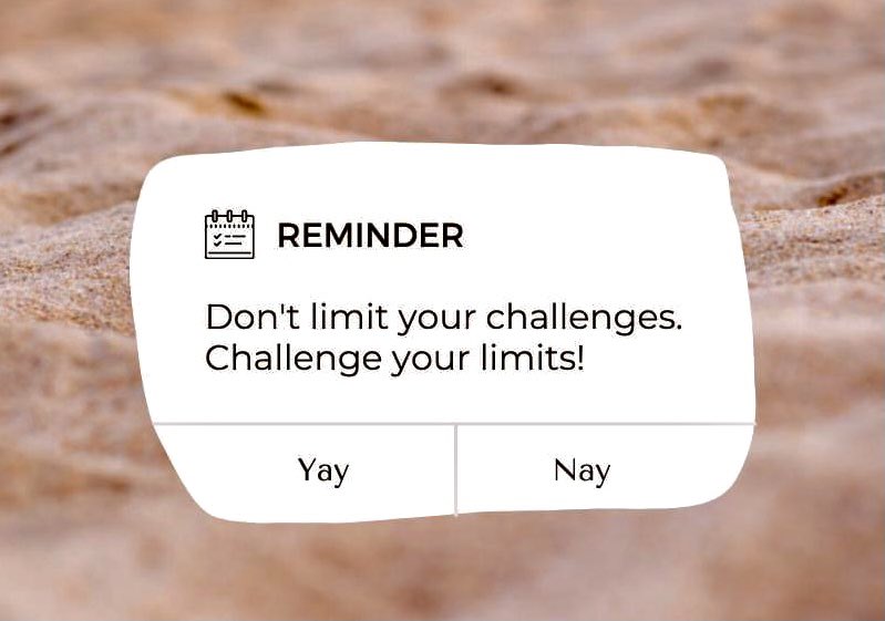 Profound and true. Ignore that urge to give up and face your challenges head on! The sooner you face them the sooner you can learn from them. #challengeyourself #personalpower #goforit