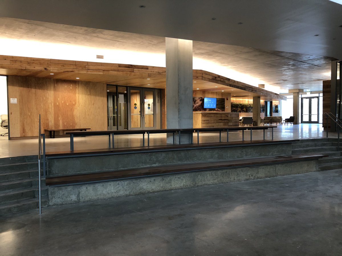 AlleghenyMllwrk's tweet photo. @LubberRunCommunityCenter is officially open! A 60,000 square foot facility project in Arlington, VA designed by @VMDOArchitects and managed by @MCNBuild, and is Net Zero ready &amp; seeking LEED Gold certification!

 #architecturalwoodwork #NetZero #LEEDGold #TeamAllegheny https://t.co/qPBMGiy50z