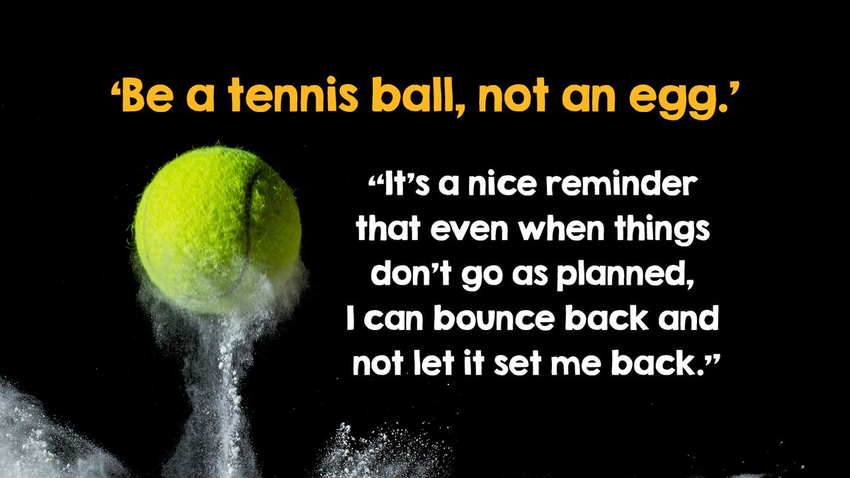 Be a tennis ball, not an egg' Sacha has found it really valuable to have  support from professionals - and that support is available for anyone else  in need. Full story at:, image size:1200x675
