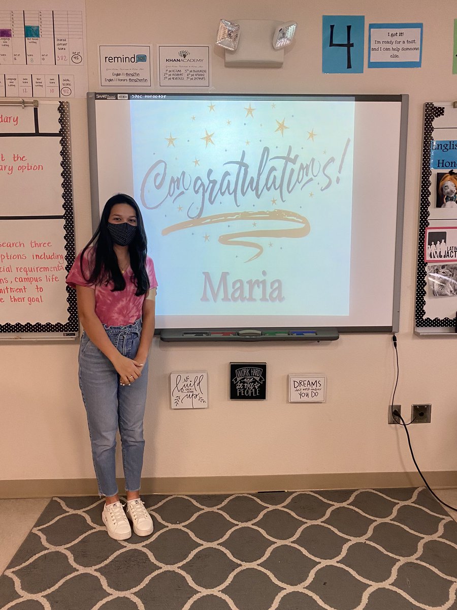 SCHS_LIA's tweet photo. Congratulations to Maria Martinez, our president of LIA! @Je7yruso @BelindaReyes07 @schsbulldogs @latinosinacti0n #SCHS #StCloudHighSchool #LIA #UCF #LatinosInAction #UniversityofCentralFlorida https://t.co/KDI4bTvH5T
