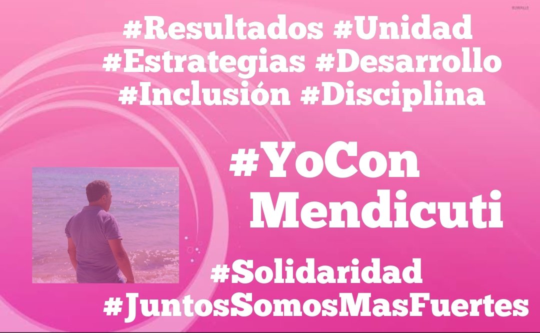 #YoConMendicuti ☝🏻 X un mejor Rumbo para #Solidaridad  👍🏻 #EstamosListos 👍🏻