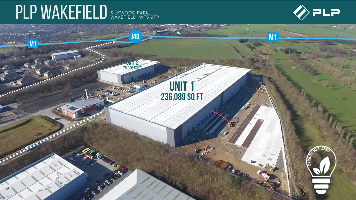 Fantastic progress! PLP Wakefield is scheduled for completion in April 2021. Located at J40 of M1 and offers 2 units of 75,000 sq ft and 236,089 sq ft. More information here: plproperty.com/sites/plp-wake…
@CBRE_Leeds  @GentVisick  <a href="/jffinnegan/">FINNEGAN</a>  
#sustainabledevelopment #warehousespace