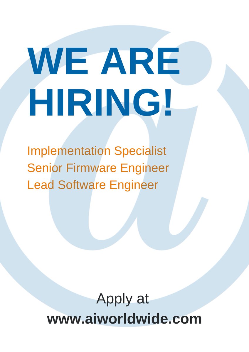 Grow with us! We currently have three positions open at American Innovations: Senior Firmware Engineer, Lead Software Engineer, and Implementation Specialist.

To learn more and apply visit:  lnkd.in/gazjPvP

#wearehiring #oilandgas #americaninnovations