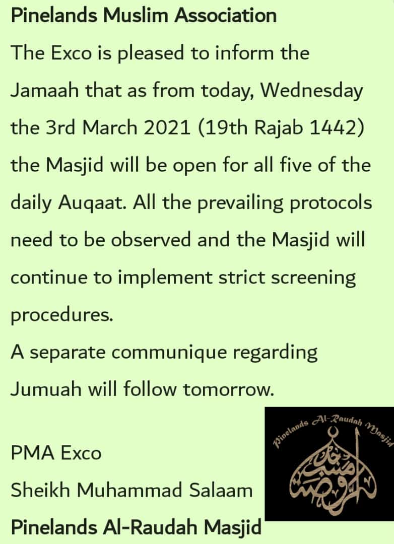 PMA Al-Raudah (@al_rauda_masjid) on Twitter photo 