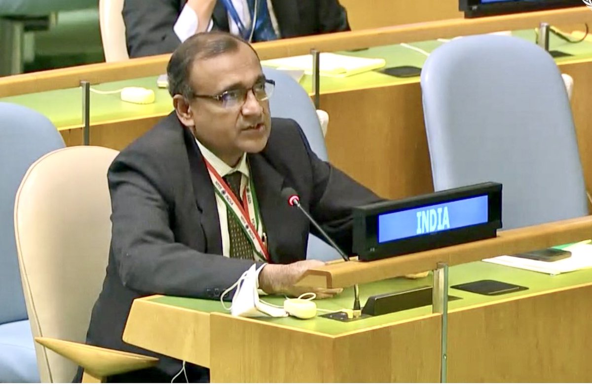 ambtstirumurti's tweet image. Delighted that Indian 🇮🇳 sponsored @UN resolution on “International Year of Millets 2023” was adopted by consensus in #UNGA this morning.

Big step to promote nutritional &amp;amp; ecological benefits of #millets to the 🌏 as a key component of food basket &amp;amp; effect policy changes - 1/2